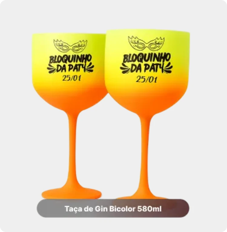 TAÇA GIN BICOLOR